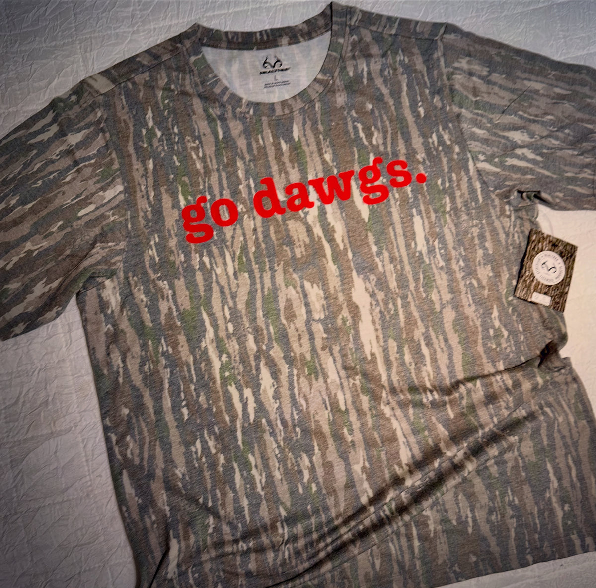 Custom Realtree Original Short Sleeve Softstyle Tee | Adult Camo