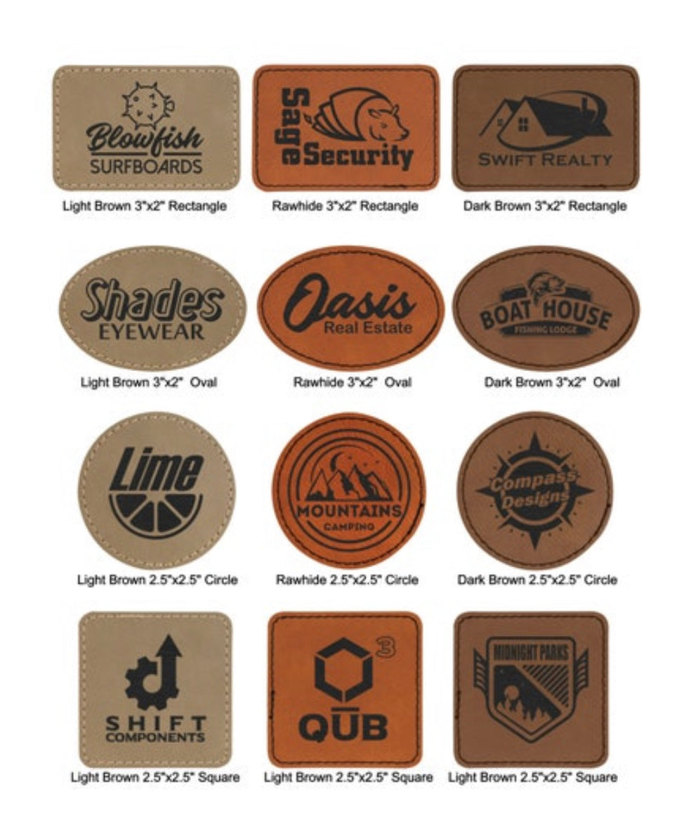 Richardson 112 Trucker Snap Back Laser Engraved Leather Patch Hat