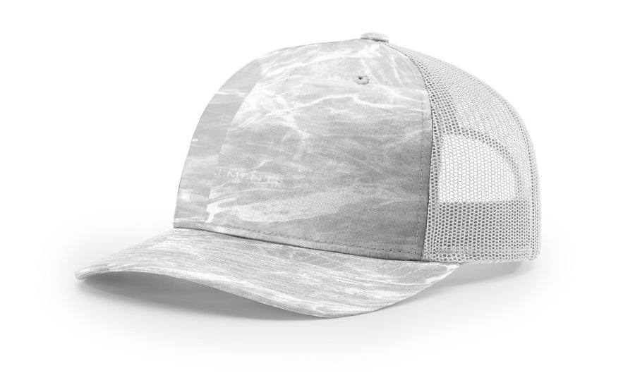 Camo Richardson 112 Trucker Snap Back Laser Engraved Leather Patch Hat