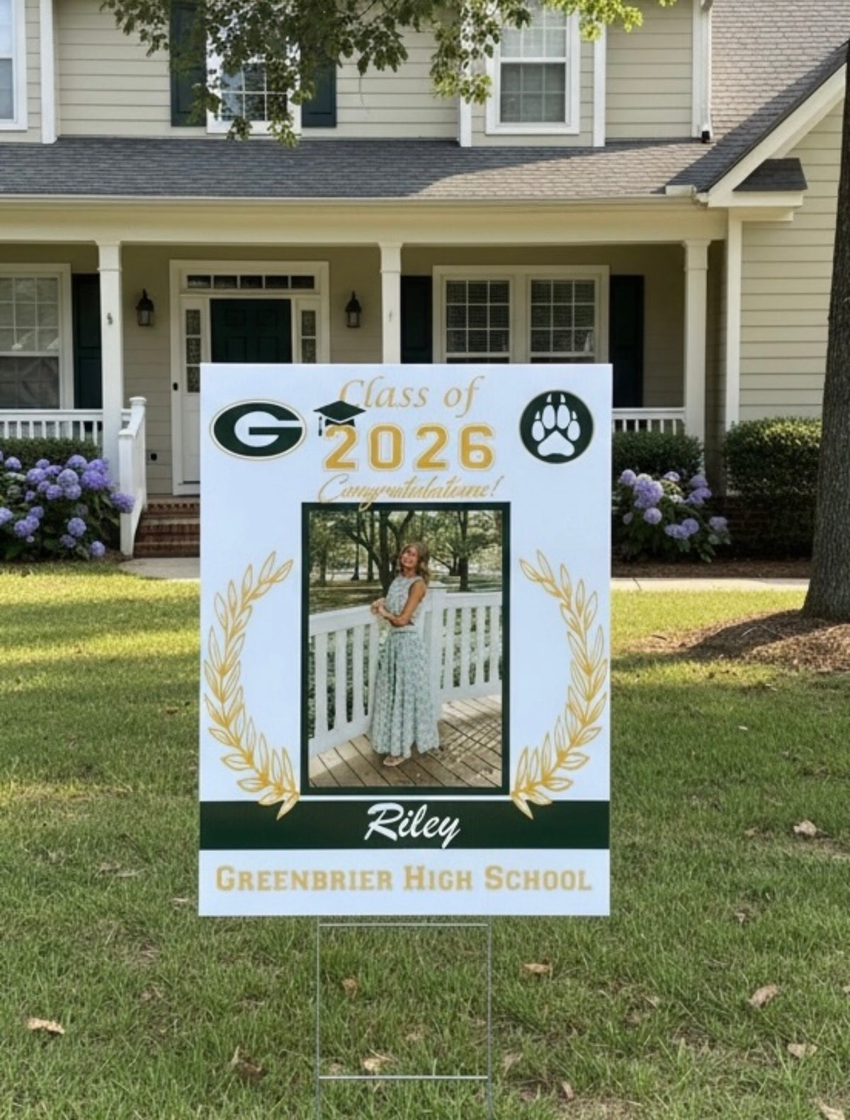 Graduation Yard Sign  24" x 18" | Class of 2027