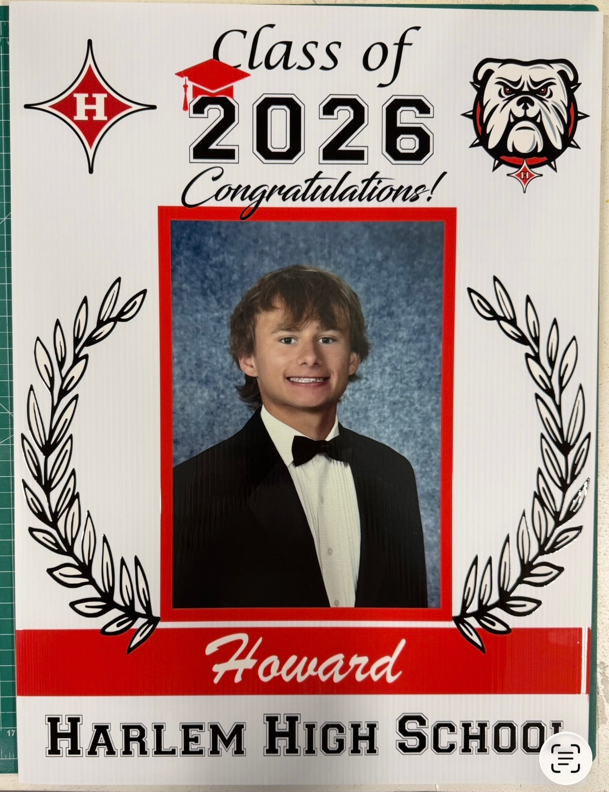 Graduation Yard Sign  24" x 18" | Class of 2027