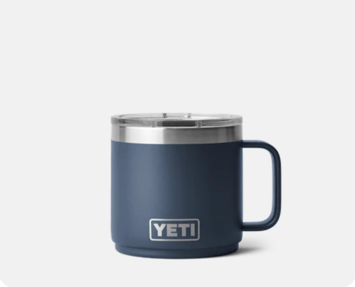 YETI Rambler 14oz Stackable Camp Mug w/ handle and Customization