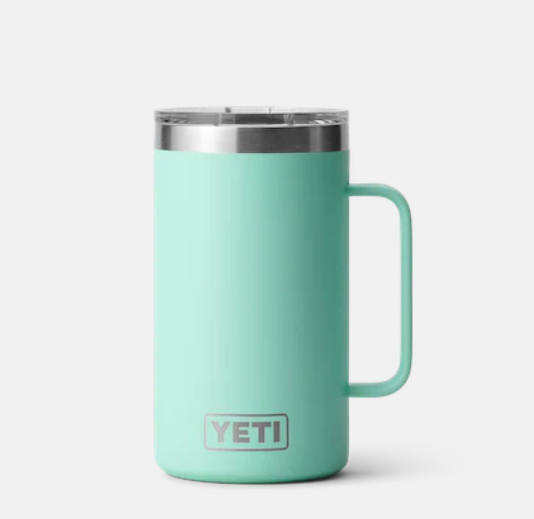 YETI Rambler 24oz Stackable Camp Mug w/ handle and Customization
