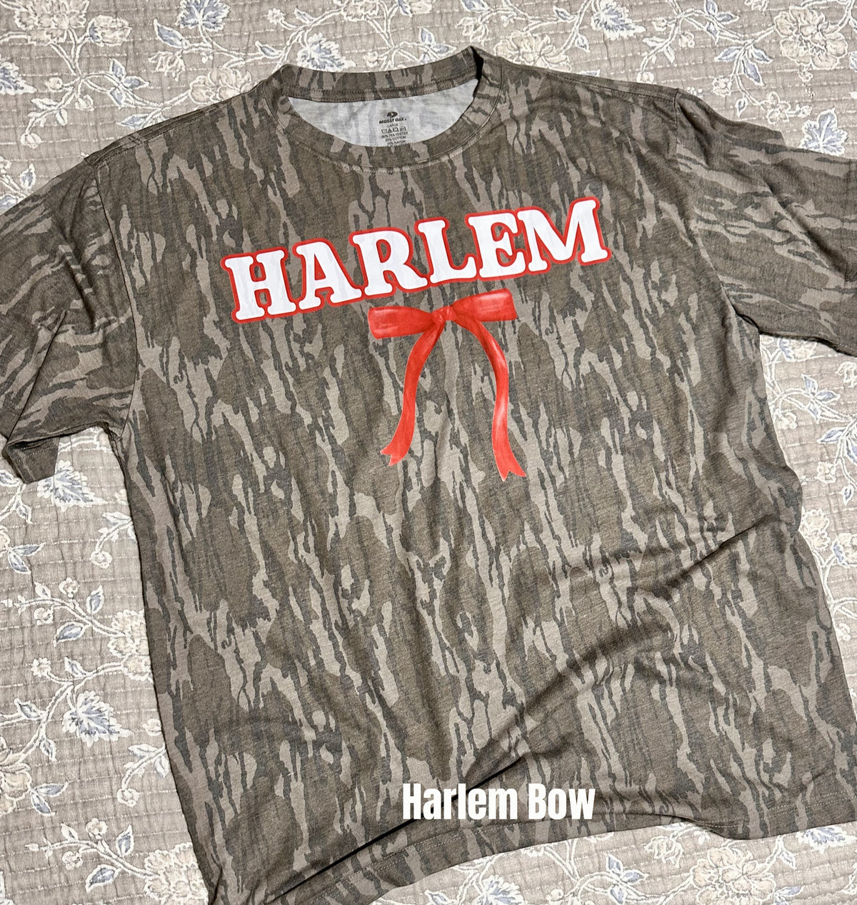 Custom Mossy Oak Wash Out Tri-Blend Comfort Tee | Vintage Faded Camo