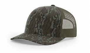 Camo Richardson 112 Trucker Snap Back Laser Engraved Leather Patch Hat