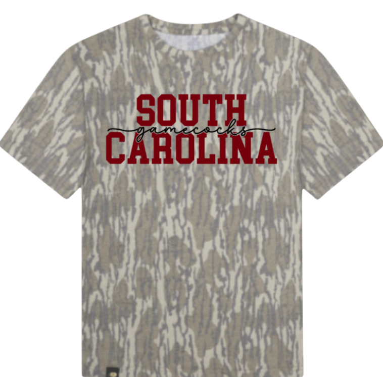 Custom Mossy Oak Wash Out Tri-Blend Comfort Tee | Vintage Faded Camo