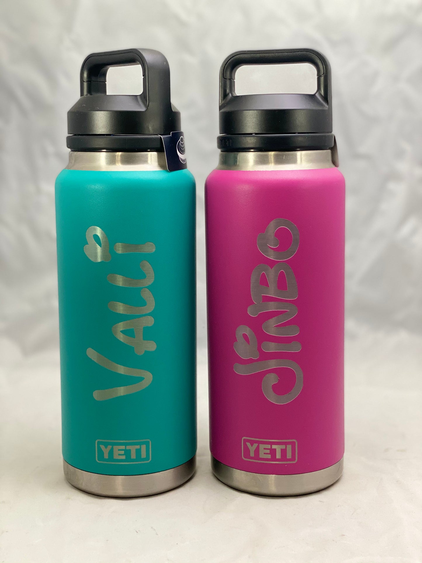 YETI Rambler 36 oz. Bottle-With Custom Laser Engraving and Chug Cap