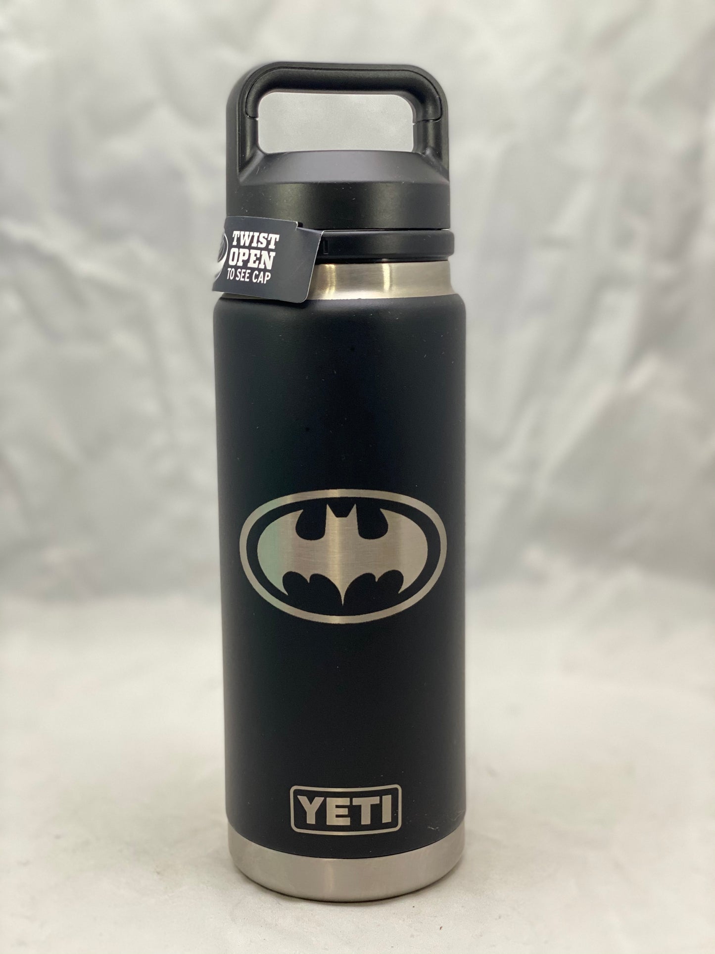 YETI Rambler 26 oz. Bottle-With Custom Laser Engraving and Chug Cap