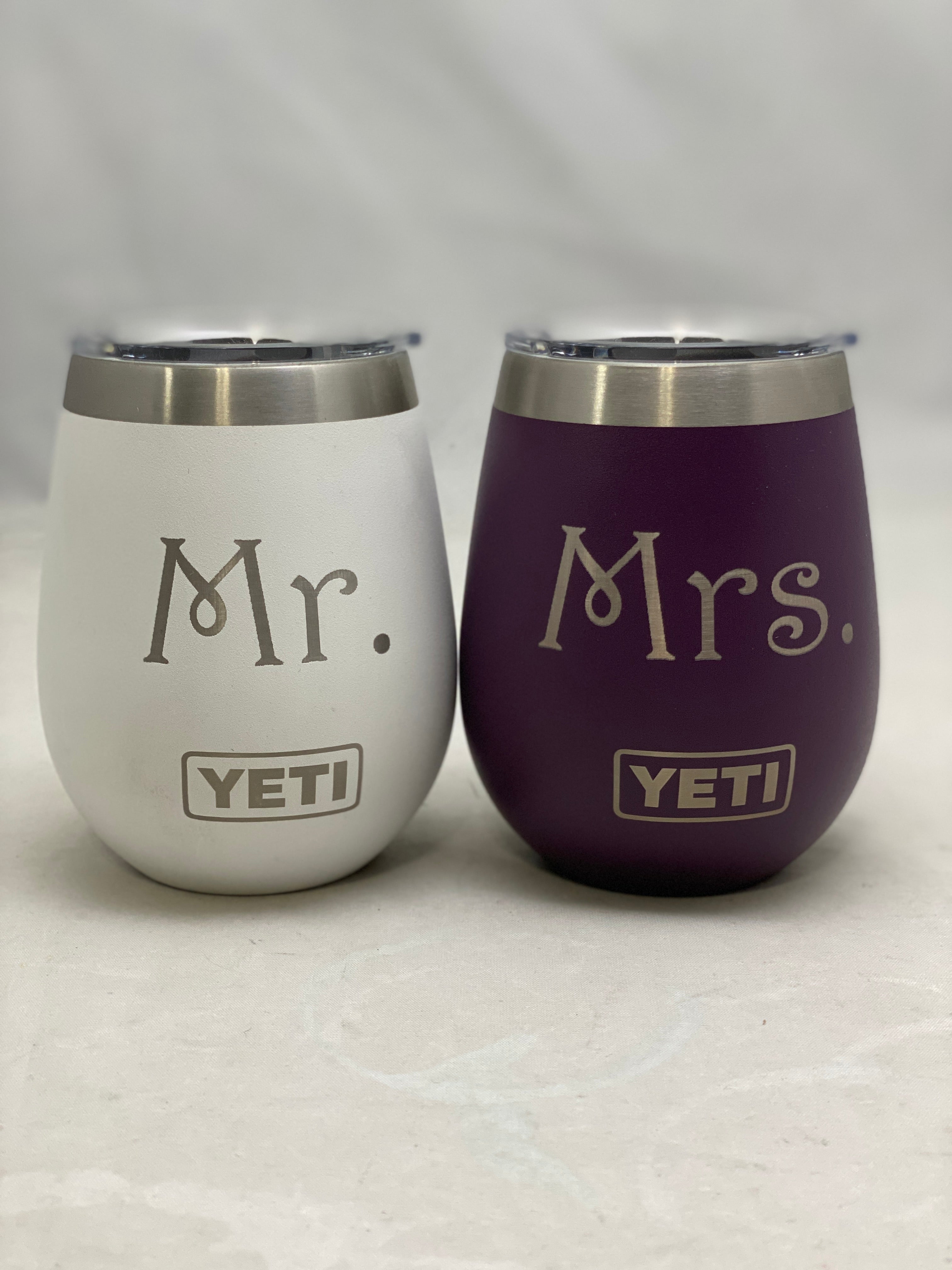 Mr and best sale mrs yeti cups