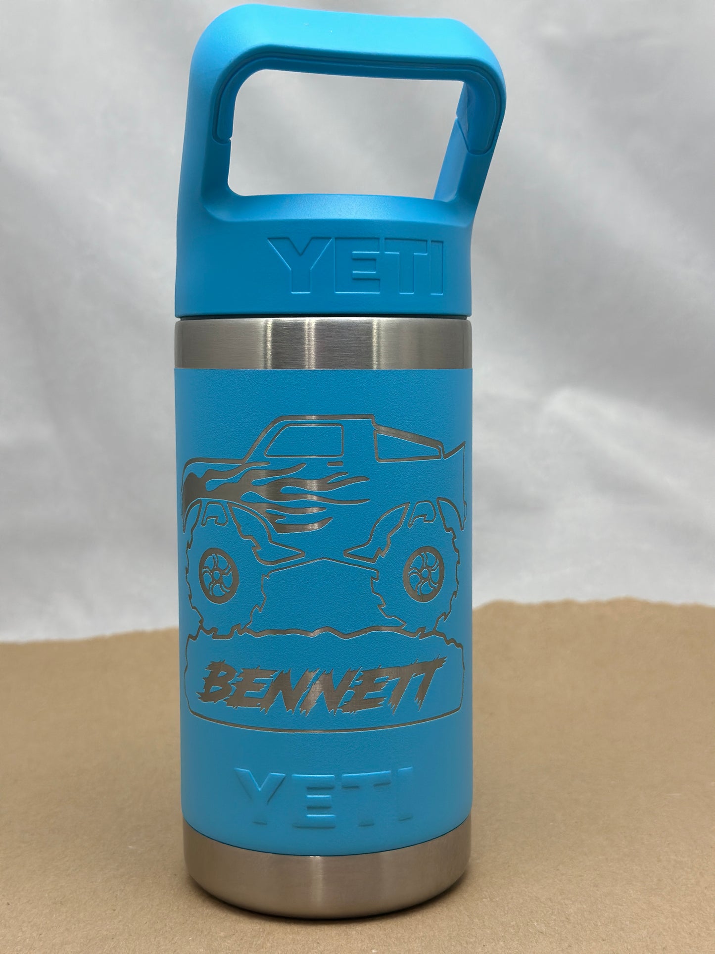 YETI  Rambler JR. 12oz Kids Bottle personalized with Straw Cap