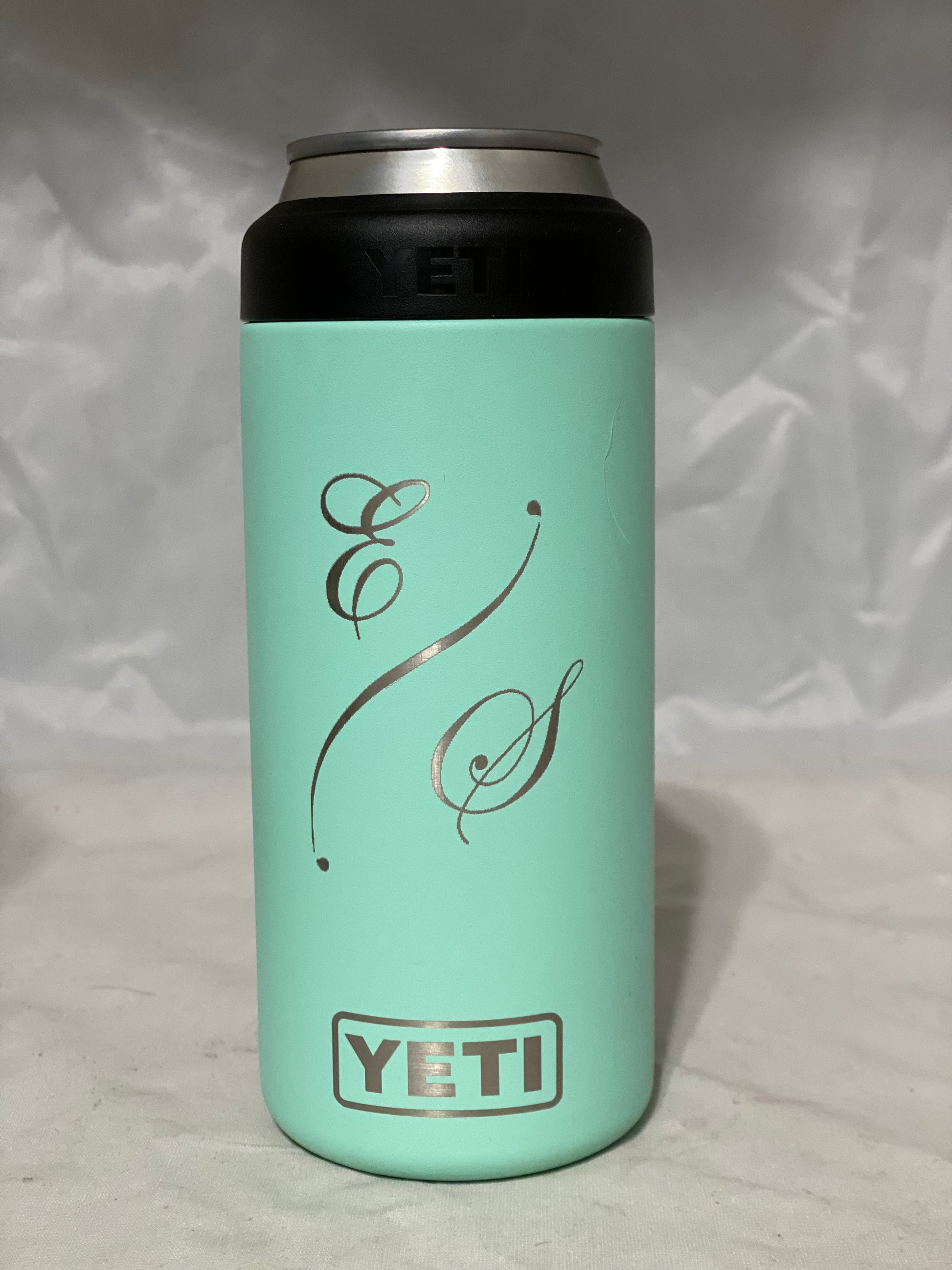 YETI Rambler 12oz SLIM Colster Can Cooler with personalization – Fox Creek  Engraving and Gifts
