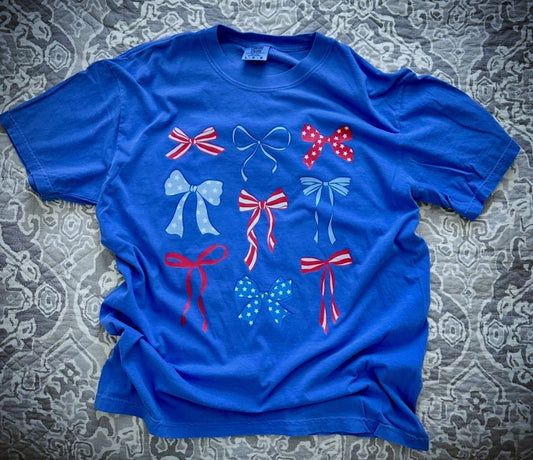 Patriotic Bows T Shirt