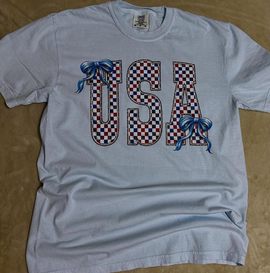 USA bow T Shirt